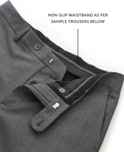 Black Wool-Blend Tailored Suit