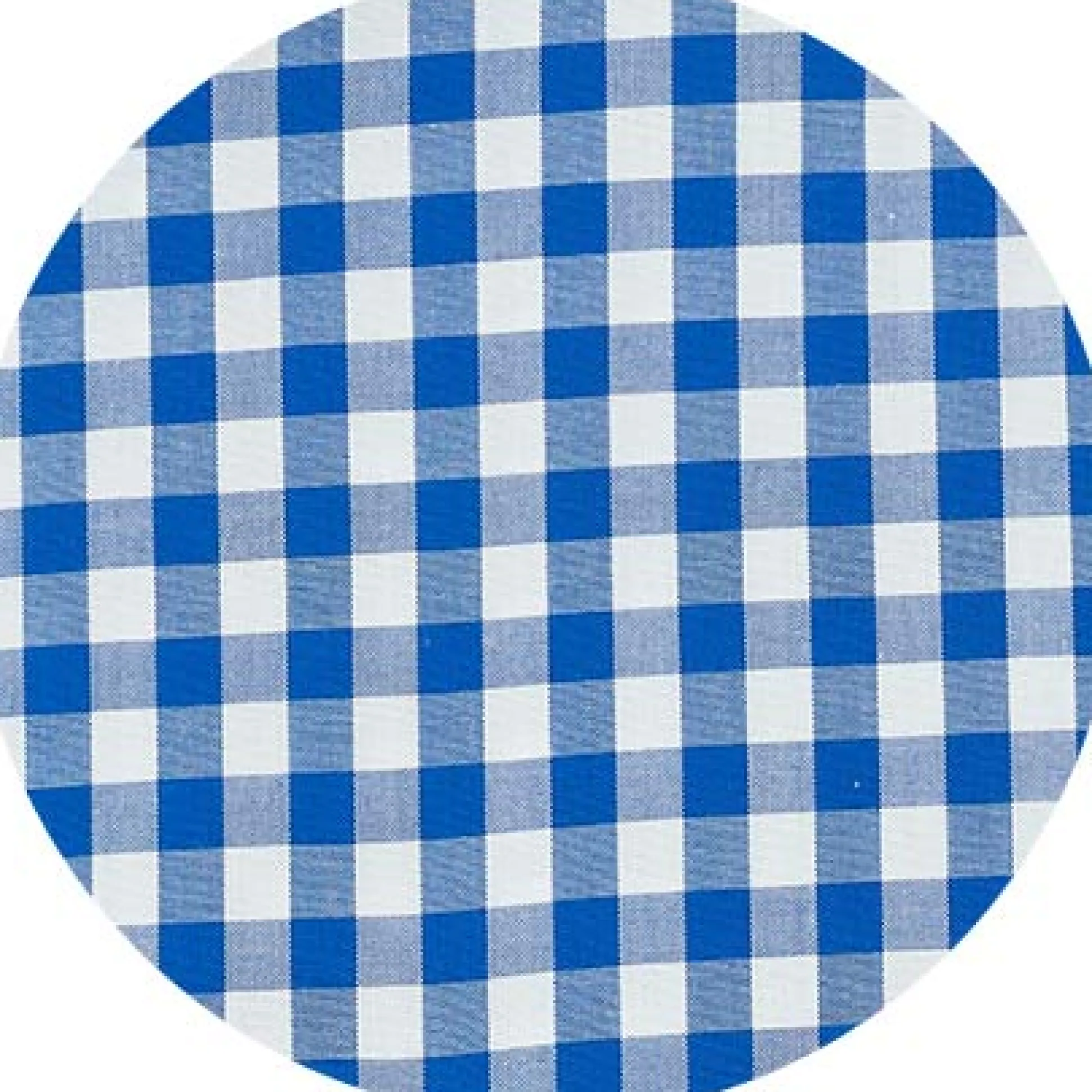 Blue Classic Fit Gingham Formal Shirt - Single Cuff
