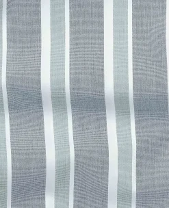 Blue Green Cotton Striped Lounge Shorts