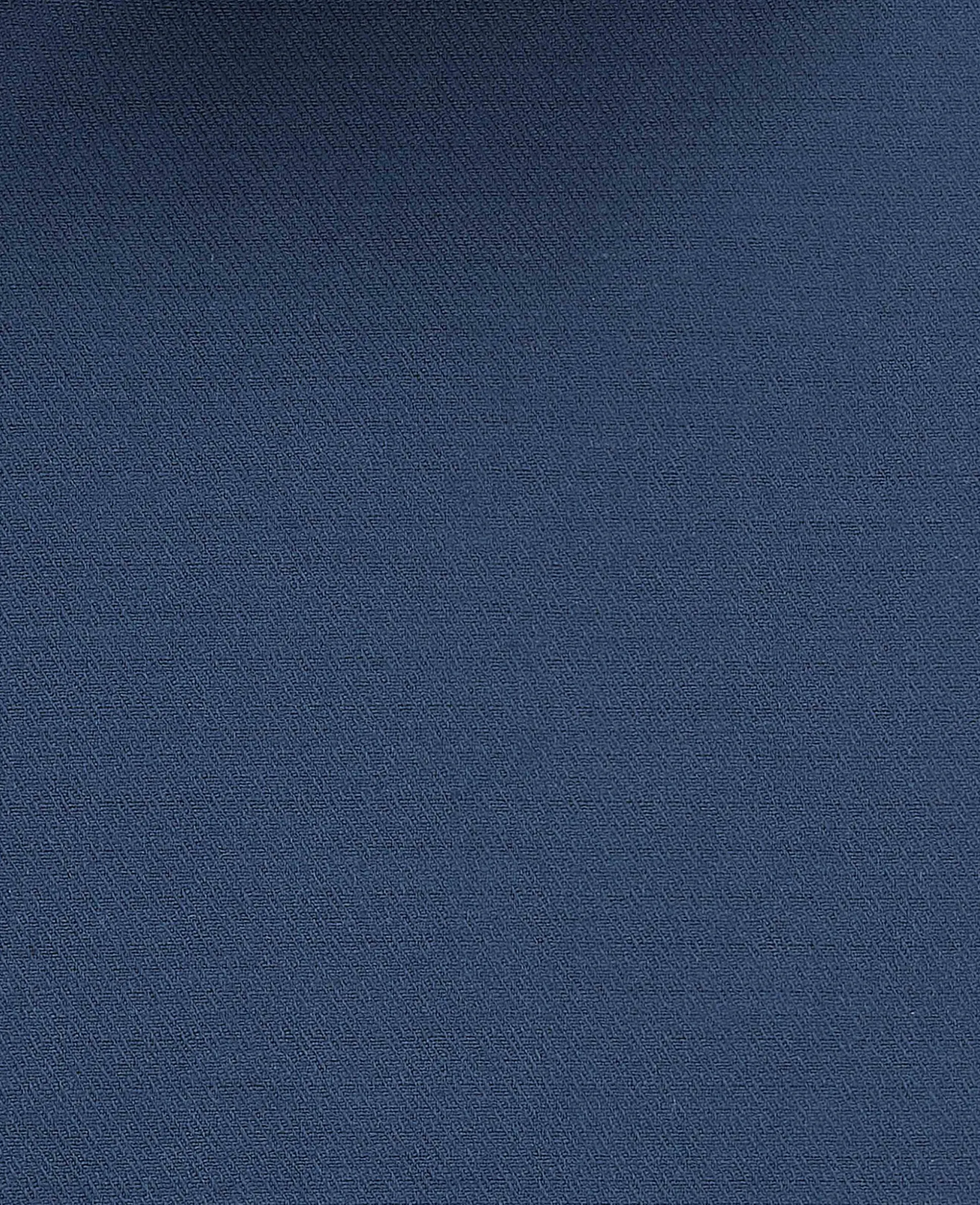 Blue Stretch Textured Cotton Slim Fit Formal Shirt - Single Cuff