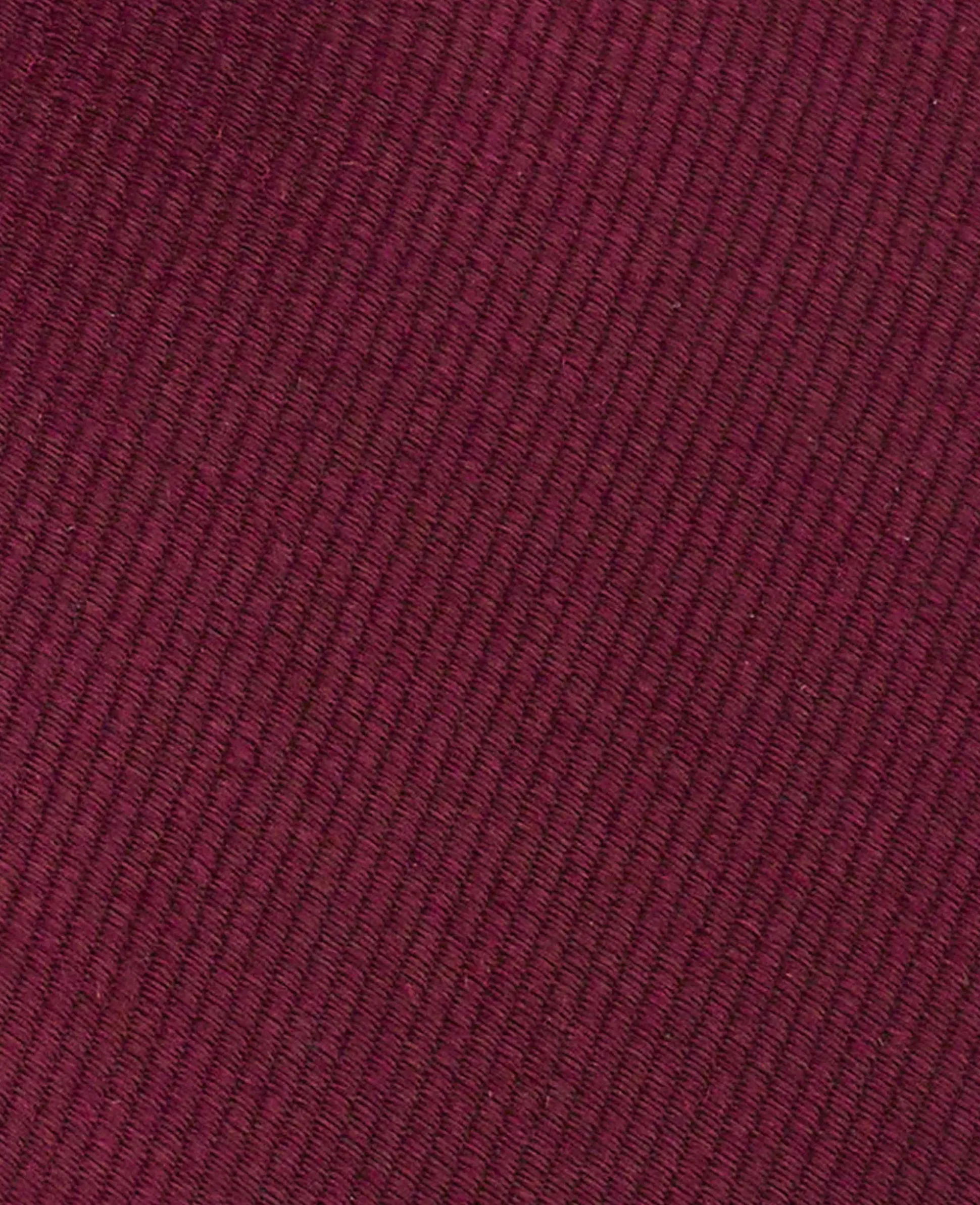 Burgundy Fine Twill Silk Tie