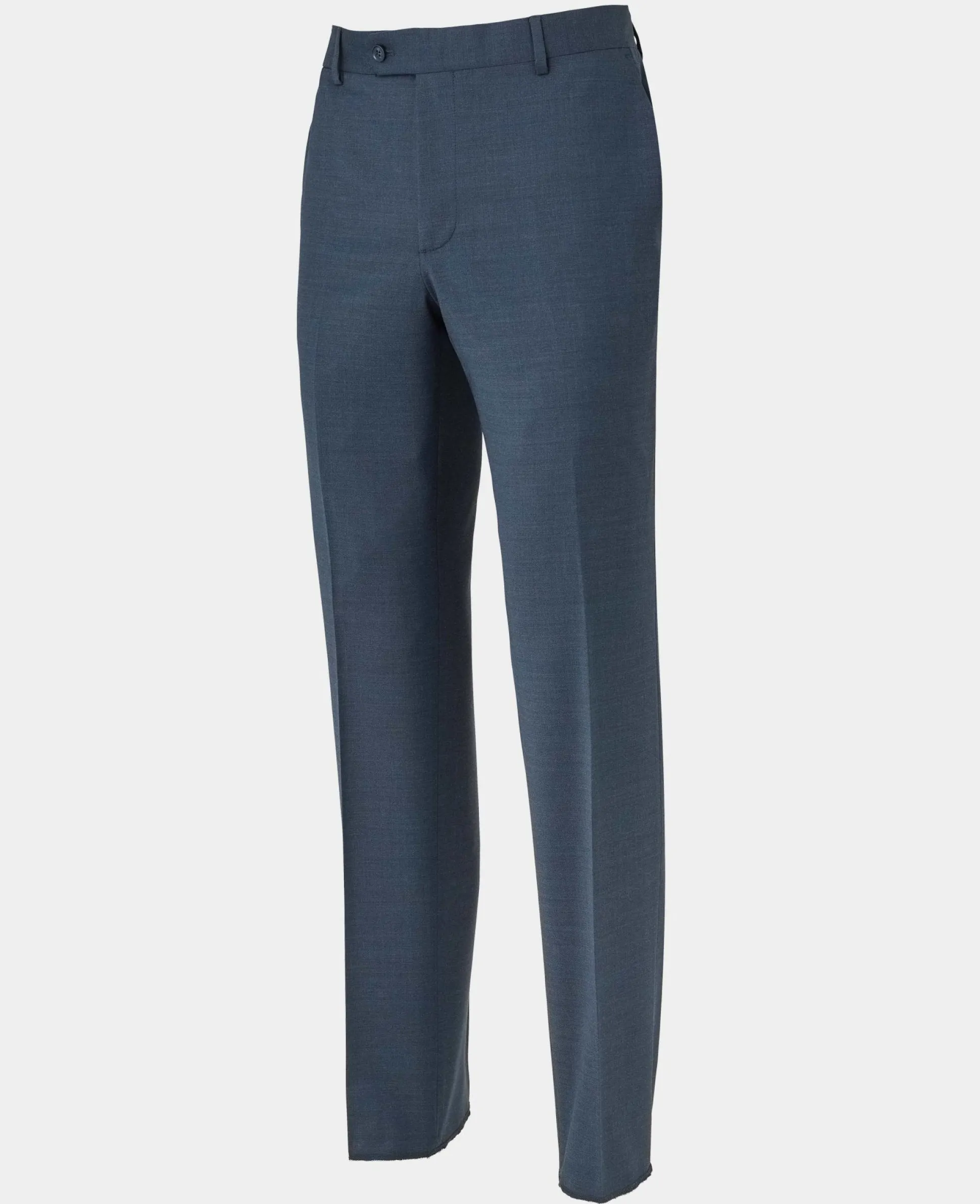 Dark Blue Wool-Blend Tailored Suit