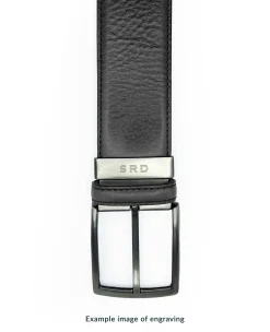 Dark Grey Suede Belt