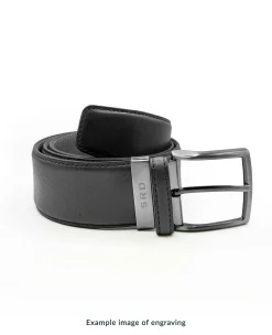 Dark Grey Suede Belt