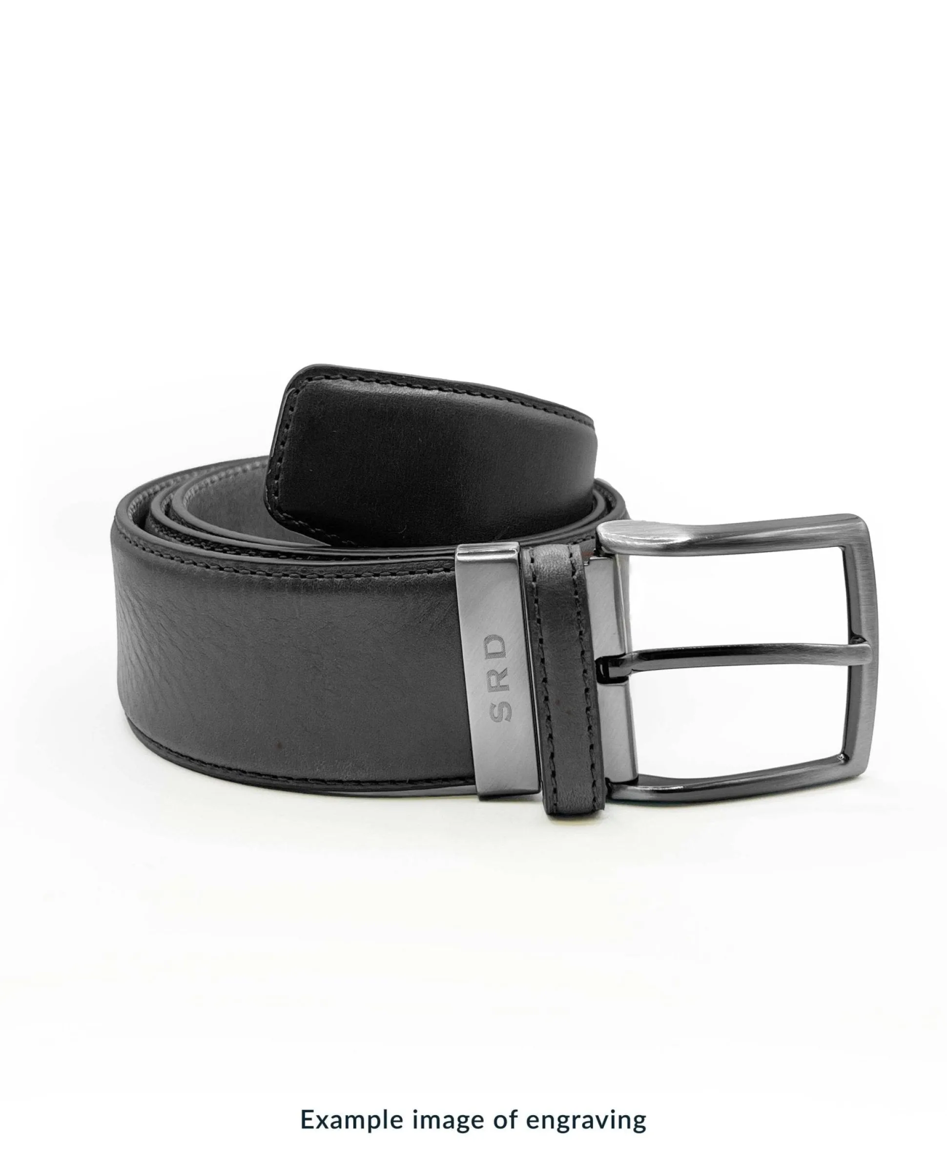 Dark Grey Suede Belt