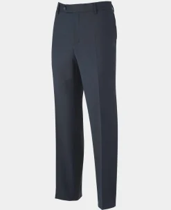 Dark Navy Wool Blend Suit Trousers