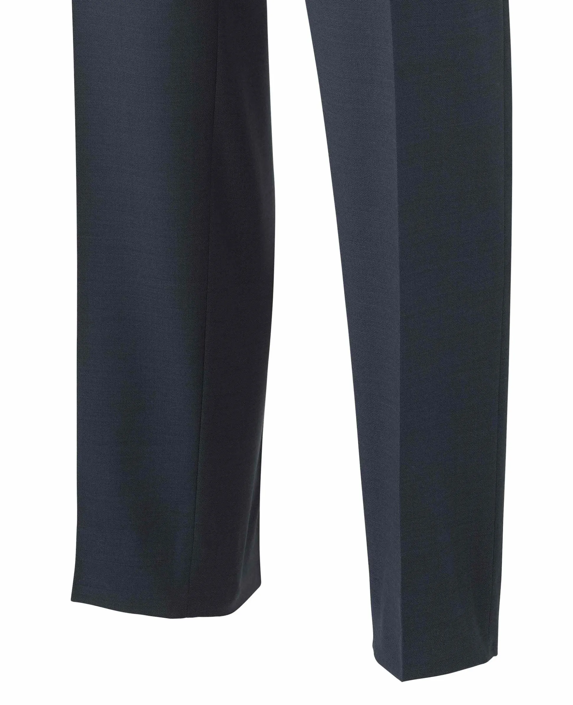 Dark Navy Wool Blend Suit Trousers