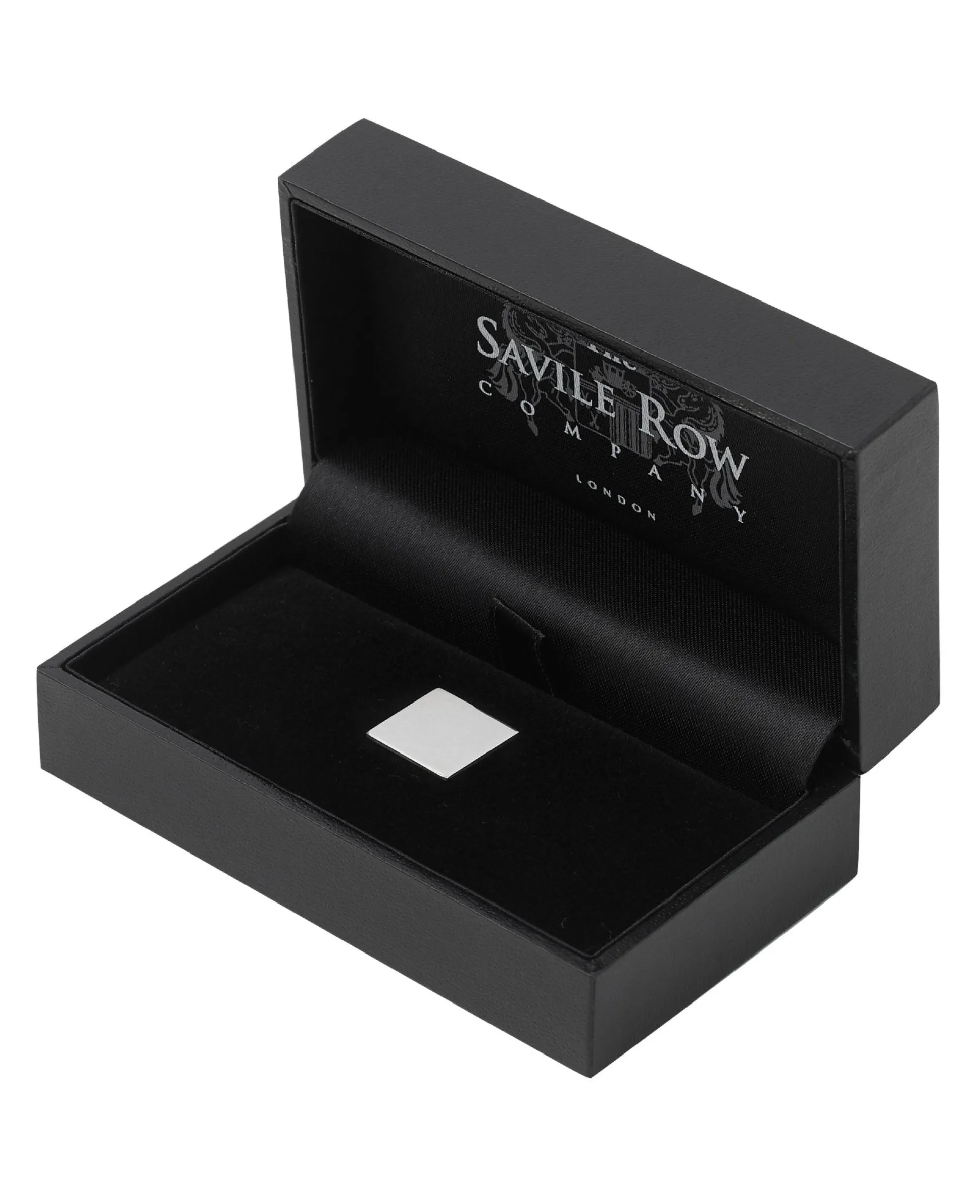 Engravable Sterling Silver Square Lapel Pin