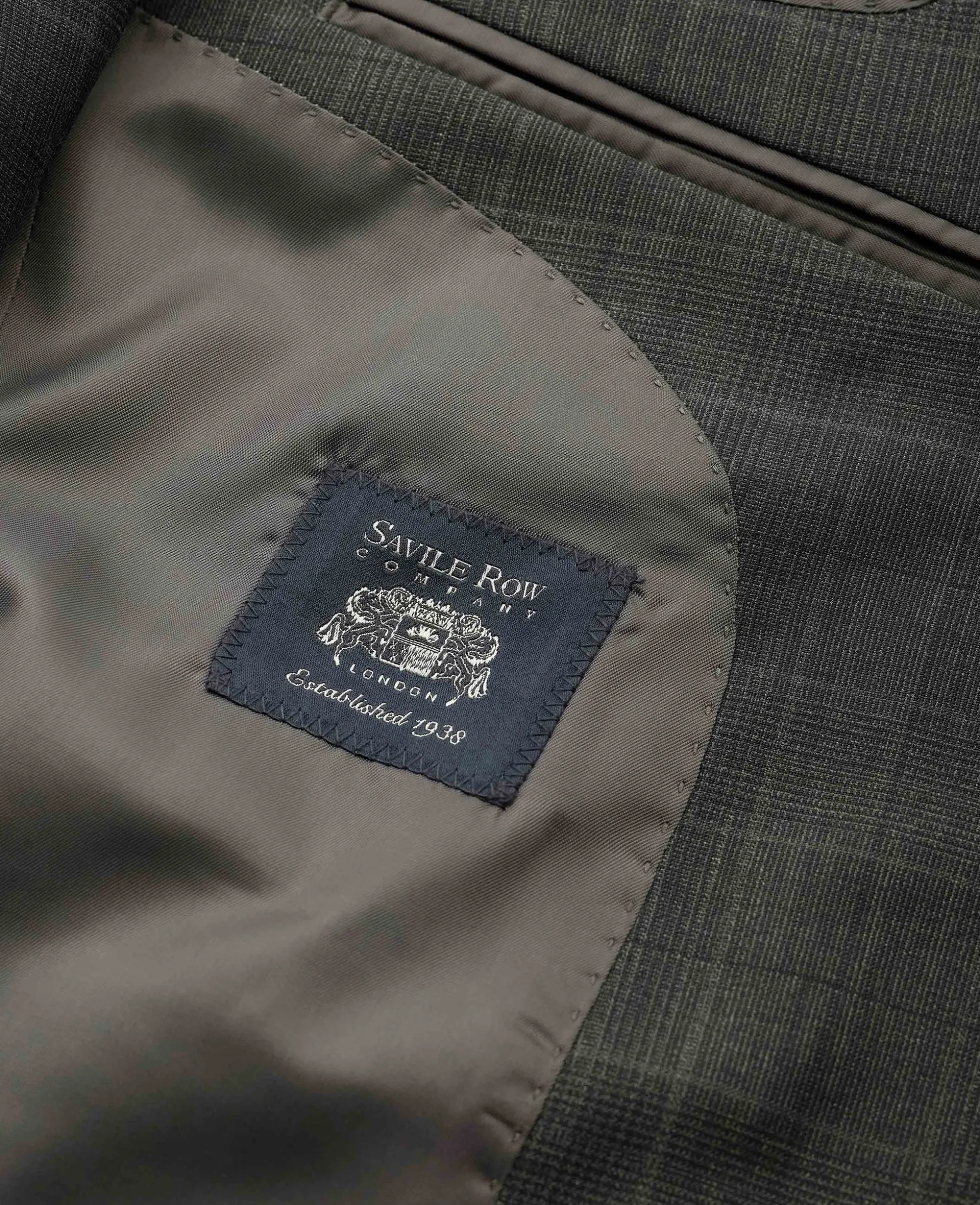 Grey Prince of Wales Check Wool Blend Tailored Suit