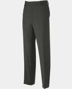 Grey Prince of Wales Check Wool Blend Tailored Suit