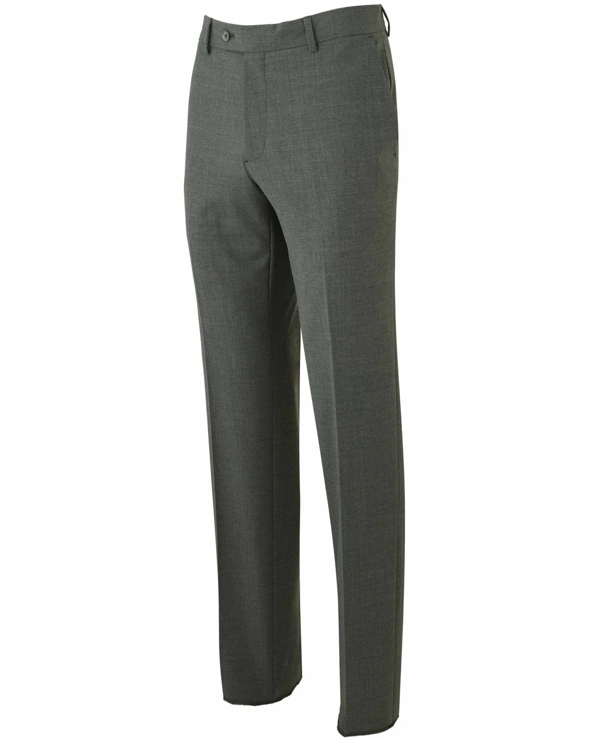 Grey Wool-Blend Tailored Suit