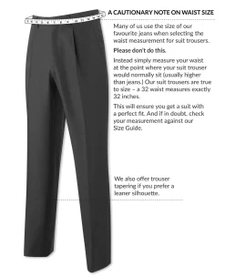 Light Blue Wool-Blend Tailored Suit Trousers