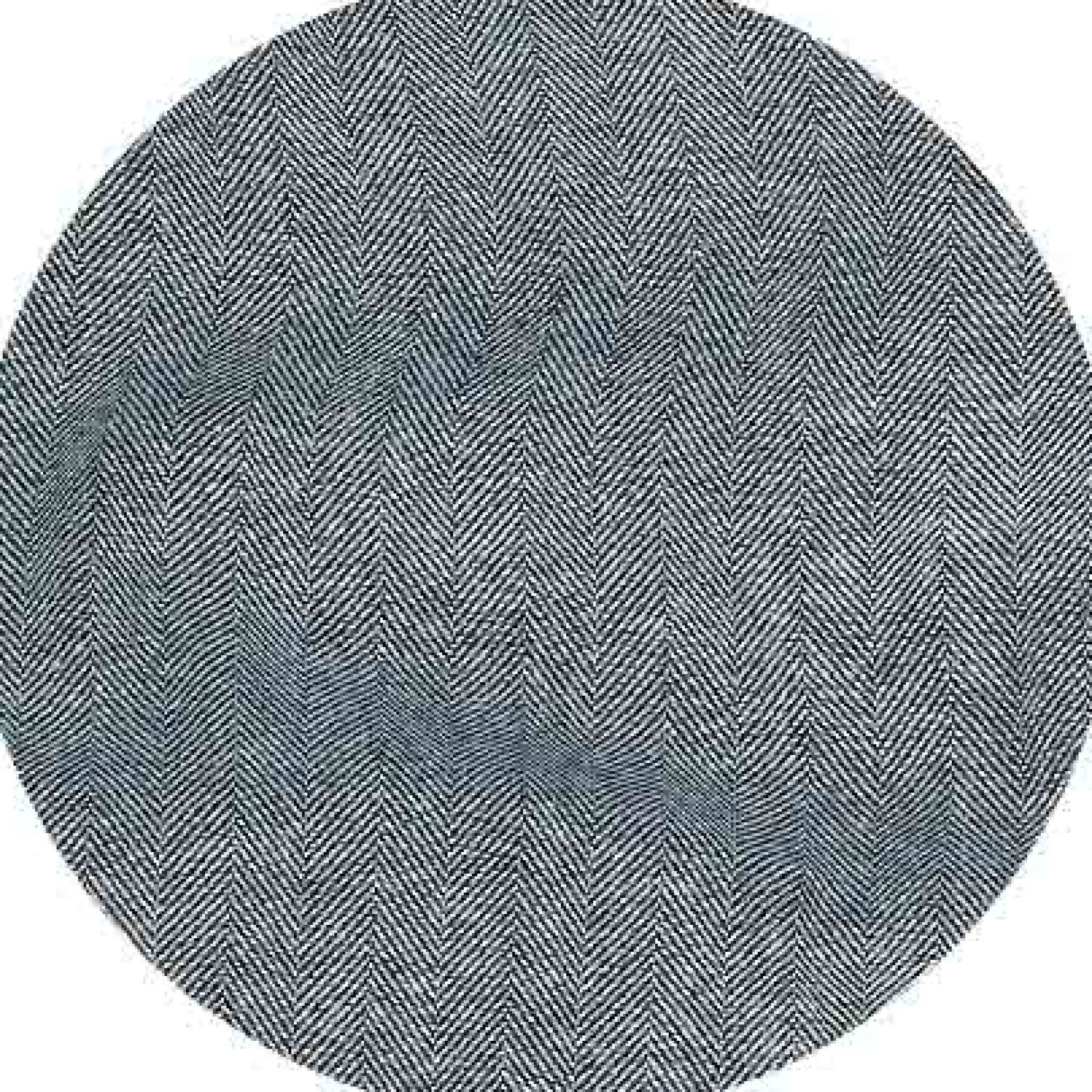 Navy Brushed Cotton Twill Herringbone Lounge Pants
