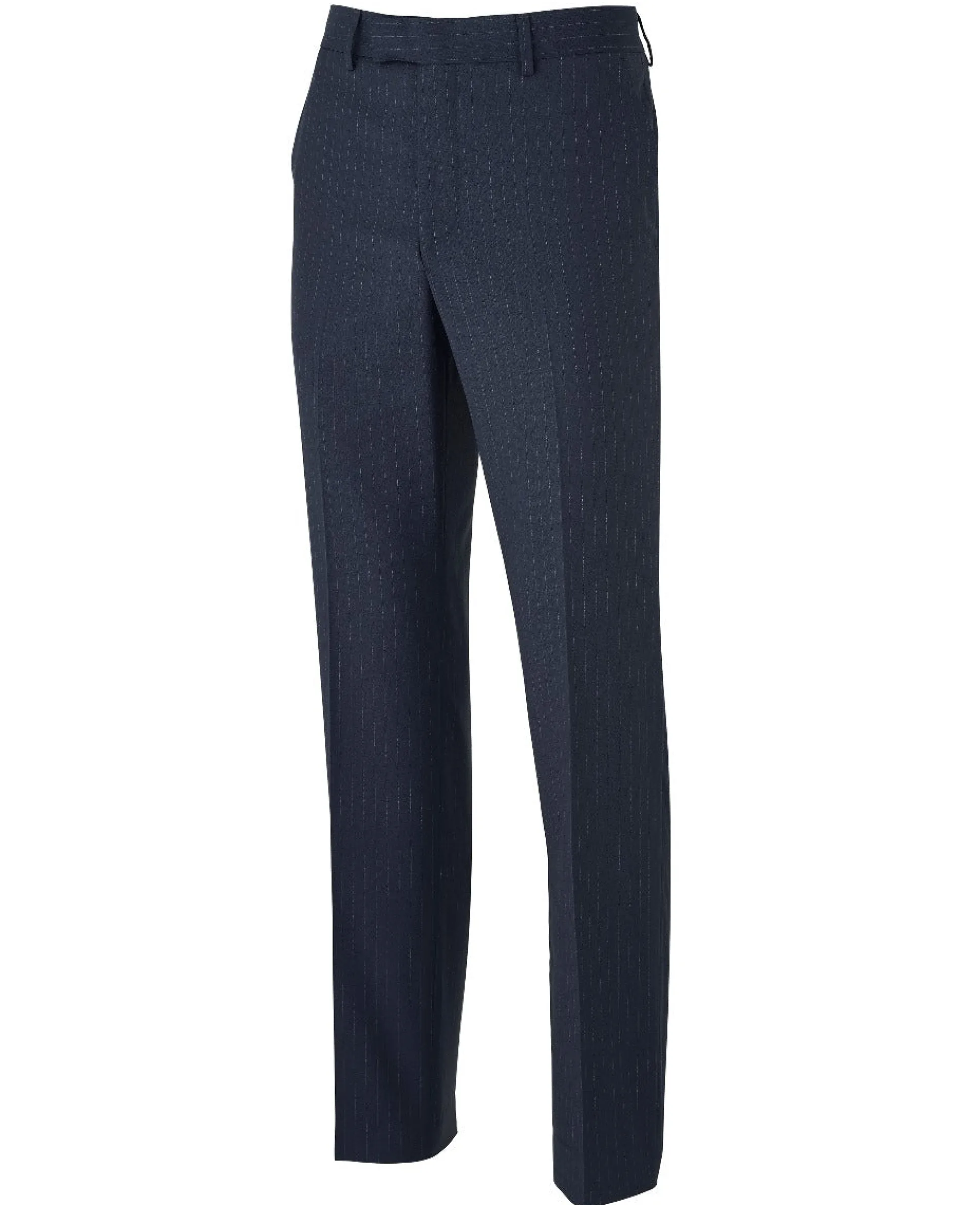 Navy Stripe Tailored Suit Trousers