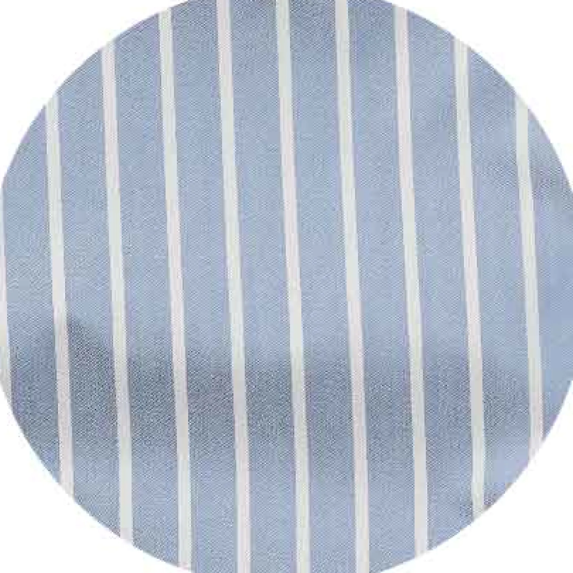 Pale Blue Cotton Twill Wide Stripe Lounge Shorts