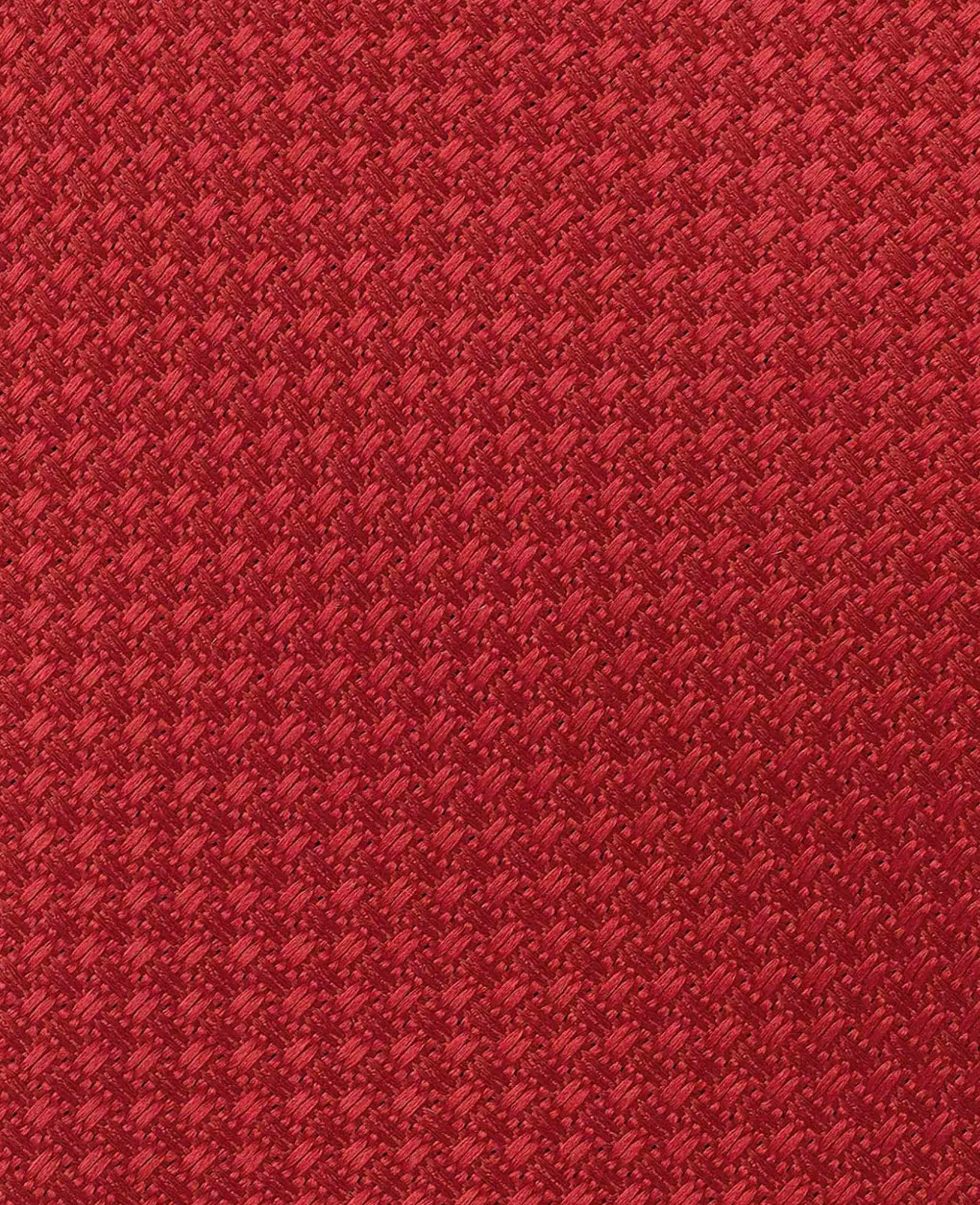 Red Textured Seven Fold Silk Tie