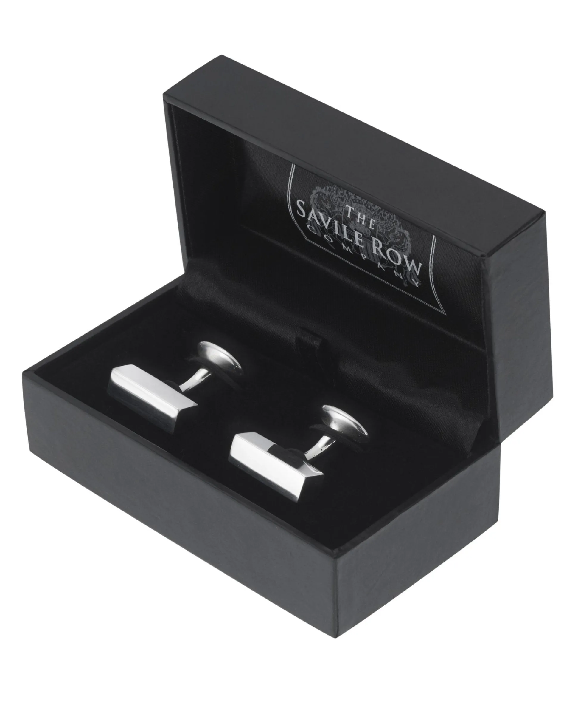 Sterling Silver Block Engravable Cufflinks
