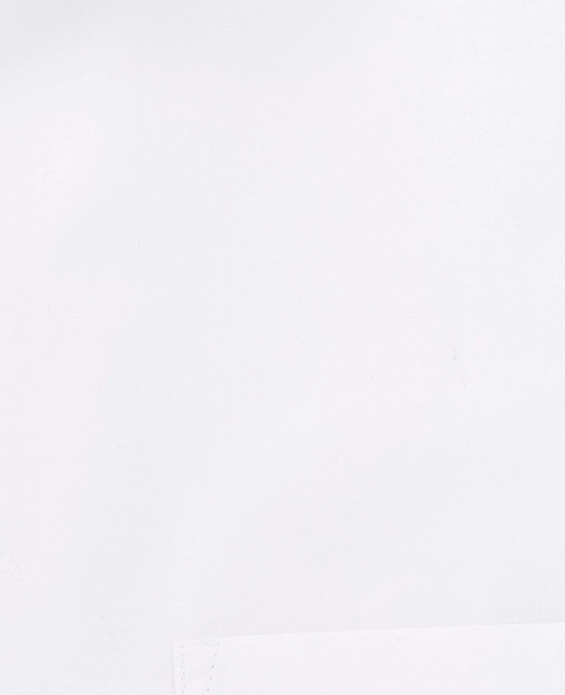 White Cotton Poplin Classic Fit Button-Down Smart Casual Shirt