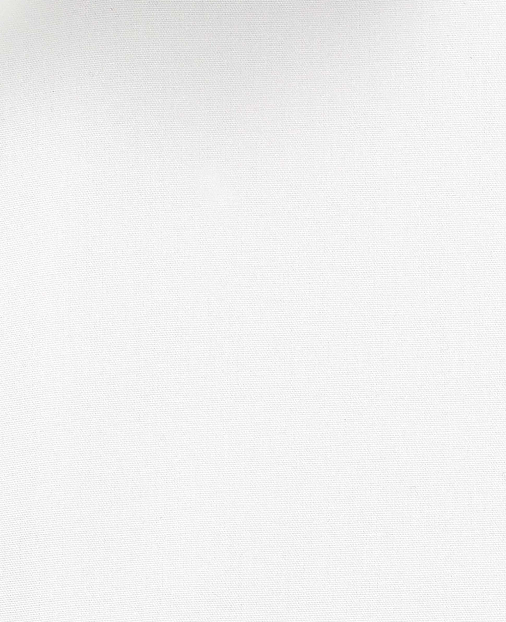 White Cotton Poplin Slim Fit Non-Iron Shirt - Single or Double Cuff