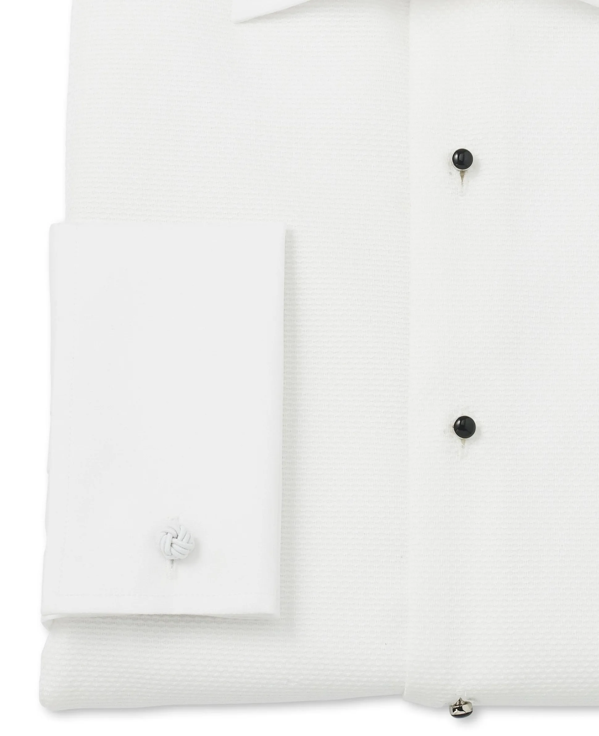 White Marcella Bib Front Dinner Shirt & Dress Stud Set