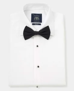 White Marcella Bib Front Dinner Shirt & Dress Stud Set