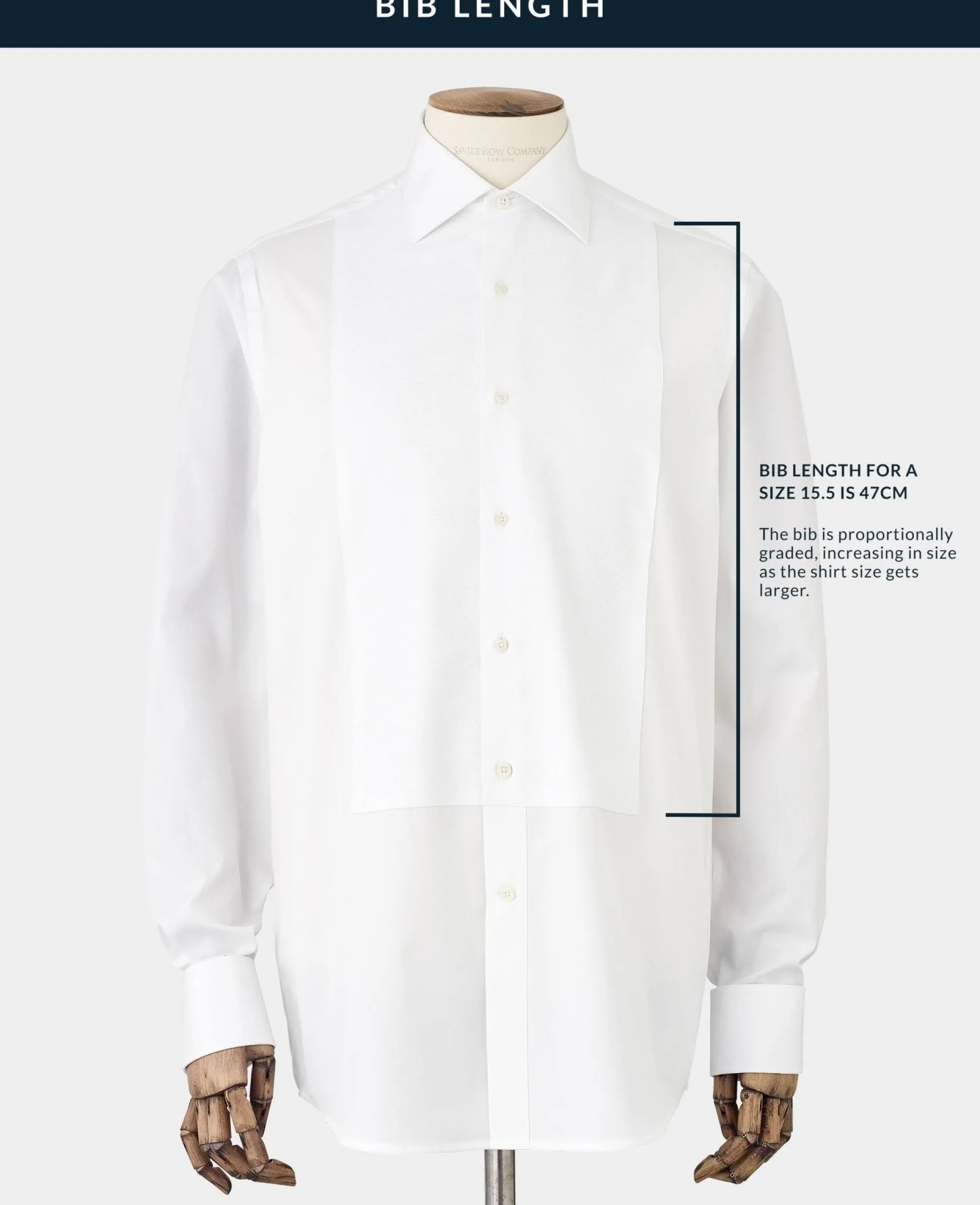 White Marcella Bib Front Dinner Shirt & Dress Stud Set