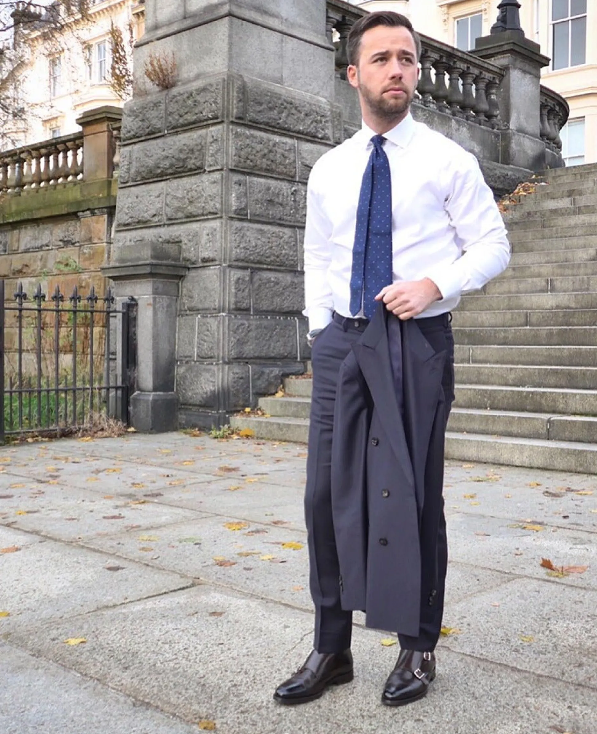 White Slim Fit Cotton Poplin Formal Shirt - Single or Double Cuff